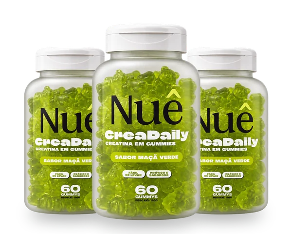 Kit com 3 potes de CreaDaily